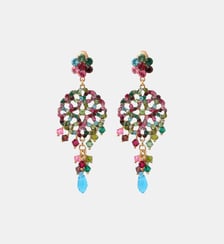 Boucles d'oreilles tiges percées graphiques   - Chiara Satellite
