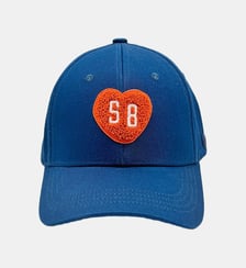 Casquette en coton avec badge coeur SB Serge Blanco