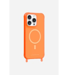 Coque de téléphone magsafe orange fluo avec anneaux pour iPhone 14 Pro La Coque Française