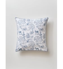 Taie d'oreiller coton "Esprit petit Jouy" Cyrillus