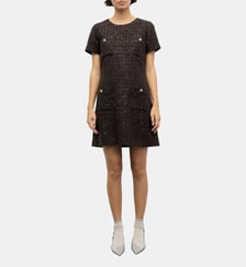 Robe en tweed à lurex à sequins - CARY Gerard Darel