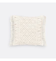 Housse de coussin macramé La Redoute Interieurs
