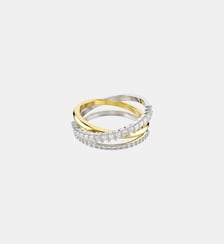 Bague Hyperbola, Finition mix de métal Swarovski