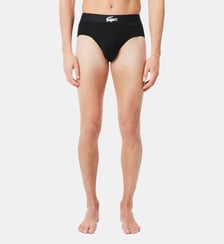 Lot de 3 slips jersey stretch Lacoste