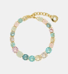 Bracelet luxe un rang la diamantine acqua azzura Les Néréides