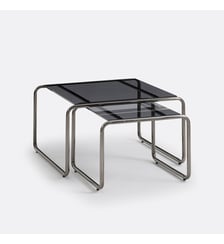 Lot de 2 tables basses en verre trempé La Redoute Interieurs