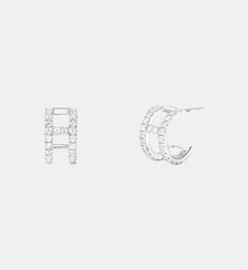 Boucles d'oreilles Bianca Or Blanc PIAPARIS