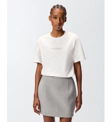 T-shirt avec logo en strass Pinko