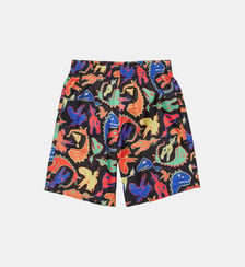 Boxer de bain imprimé dinosaures multicolore Marni