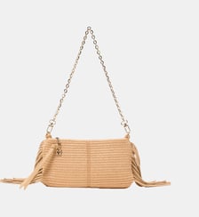Pochette Miss M pouch effet naturel Maje