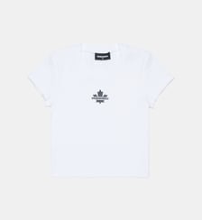 T-shirt à col rond avec logo Dsquared2