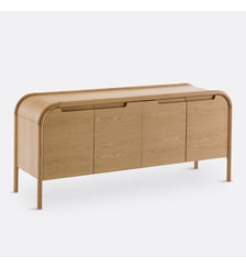 Buffet bas chêne et plaqué La Redoute Interieurs