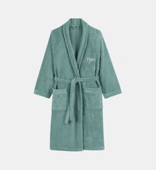 Peignoir éponge col châle personnalisé La Redoute Interieurs