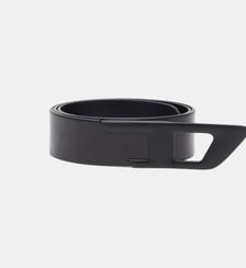 Ceinture 4 cm en cuir avec boucle D en métal Diesel
