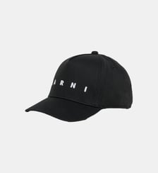 Casquette de baseball en gabardine avec logo Marni