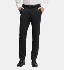Pantalon de costume en laine regular Per Digel