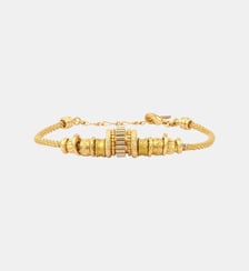 Bracelet souple ajustable   doré à l'or fin - Alicudi Satellite