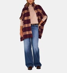 Manteau-Cape À Carreaux Dolly Maison 123
