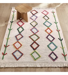 Tapis enfant coton bio style berbère AM.PM