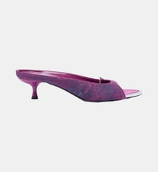 D-Diam’s-Mule en denim avec Oval D flottant Diesel