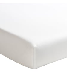 Drap housse uni en percale de coton, bonnet de 40cm, PREMIÈRE Essix