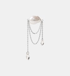 Boucle d’oreille à clous avec perles et cristaux baroques Aristocrazy