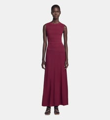 Robe longue en maille pointelle Sandro