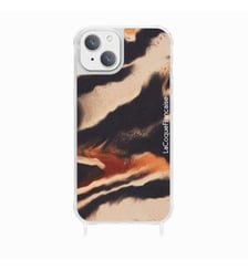 Coque de téléphone glossy antilope avec anneaux pour iPhone 14 Plus La Coque Française