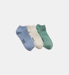 Socquettes unies par lot de 3 Cyrillus