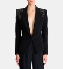 Veste en crêpe brodé « Amethyst » Balmain
