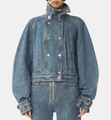 Blouson Court En Denim Lanvin