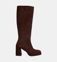 Bottes à talons Vendome cuir velours Jonak