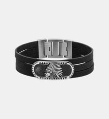 Bracelet souple Indien en PVD Phebus