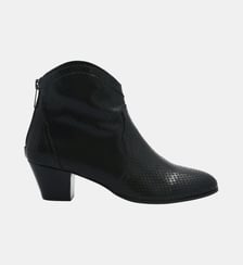 Boots celestine - cuir imprimé façon animalier Colisée Paris