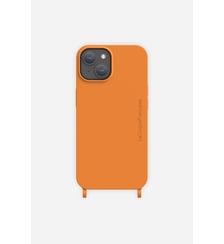 Coque de téléphone camel orangé soft touch avec anneaux pour iPhone 15 La Coque Française
