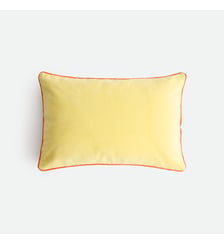 Housse de coussin bicolore rectangulaire 60x40 cm, en velours La Redoute Interieurs