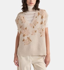Gilet poppy en jacquard Momonì
