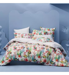 Parure de lit percale de coton Garnier Thiebaut