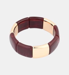 Bracelet bordeaux et doré Balaboosté