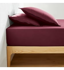 Drap-housse en satin de coton lavé, 118 fils La Redoute Interieurs