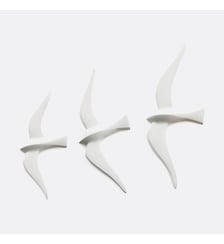 Lot de 3 décorations murales oiseaux La Redoute Interieurs