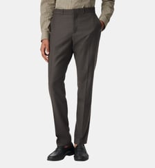 Pantalon de costume flanelle en laine Ikks