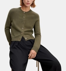 Cardigan droit en cachemire Bompard