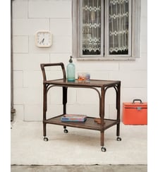 Desserte en bois sur roulettes Henriette N°216- Produit chiné Debongout