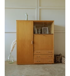 Buffet bar en bois Gustave N°540- Produit chiné Debongout