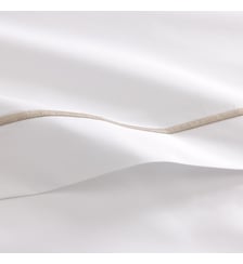 Drap plat en percale de coton Yves Delorme