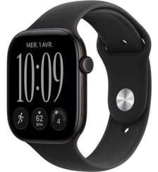 Montre connectée Serie 12 46mm Alu noir / noir S/M Apple