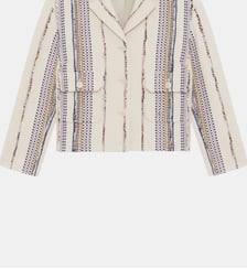 veste à rayures brodées - ryselle Pablo