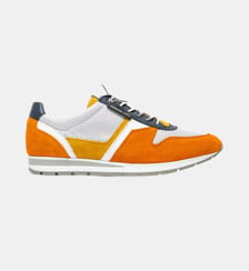 Baskets basses Smith-Blanc et orange-41 - FR Redskins