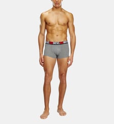 Lot de trois boxers avec taille ornée du logo sur toute la surface Diesel